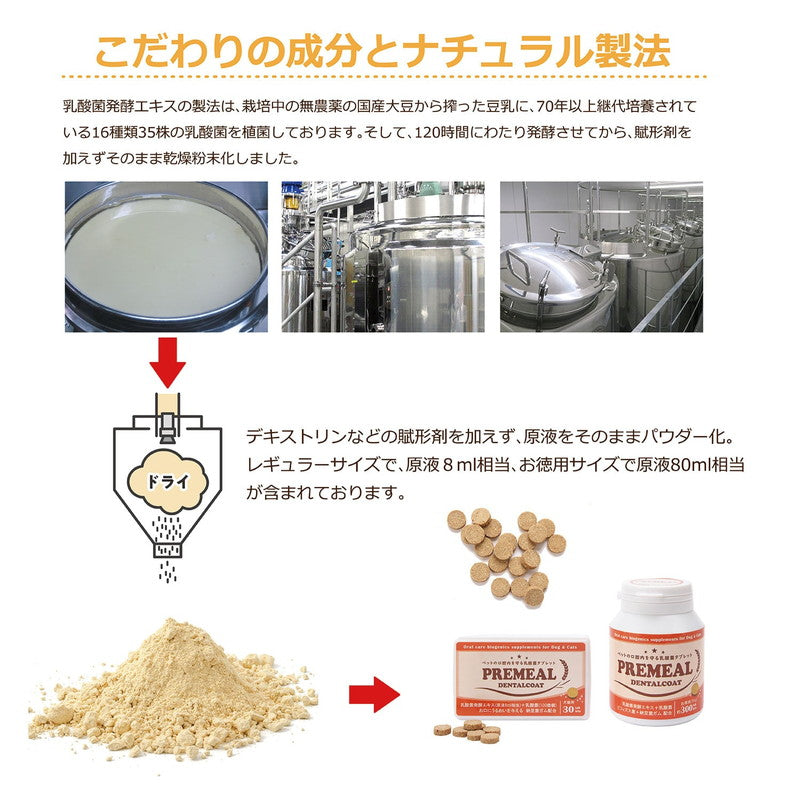PREMEAL デンタルコート お徳用300粒