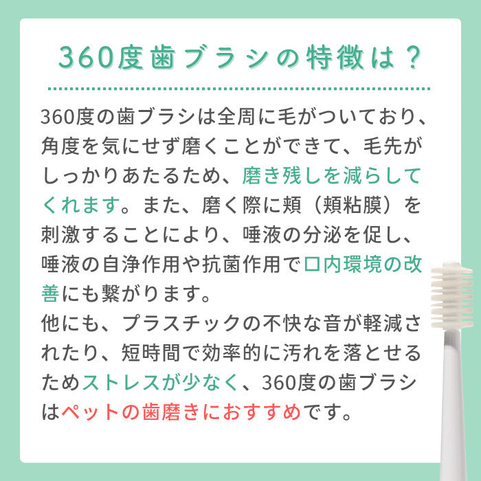 犬猫専用音波歯ブラシBOOOOMプロ 替えブラシ