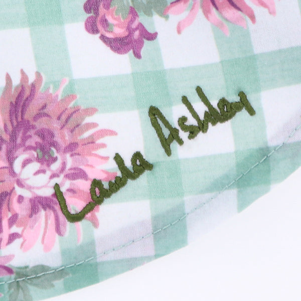 LAURA ASHLEY コットンレース襟ワンピース