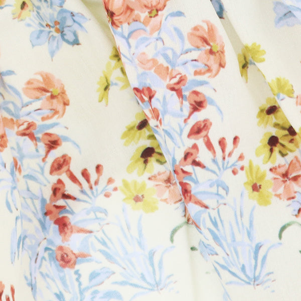 LAURA ASHLEY コットンレース襟ワンピース