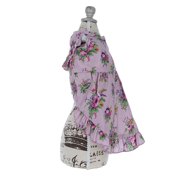 LAURA ASHLEY ショルダーフリルAラインワンピース