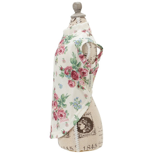LAURA ASHLEY ワッフルタンクトップ