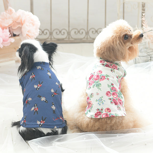 LAURA ASHLEY ワッフルタンクトップ