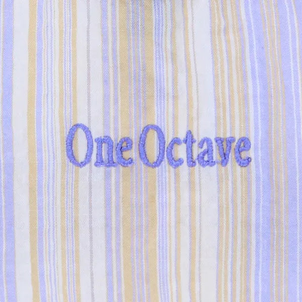 ONE OCTAVE マルチストライプワンピース