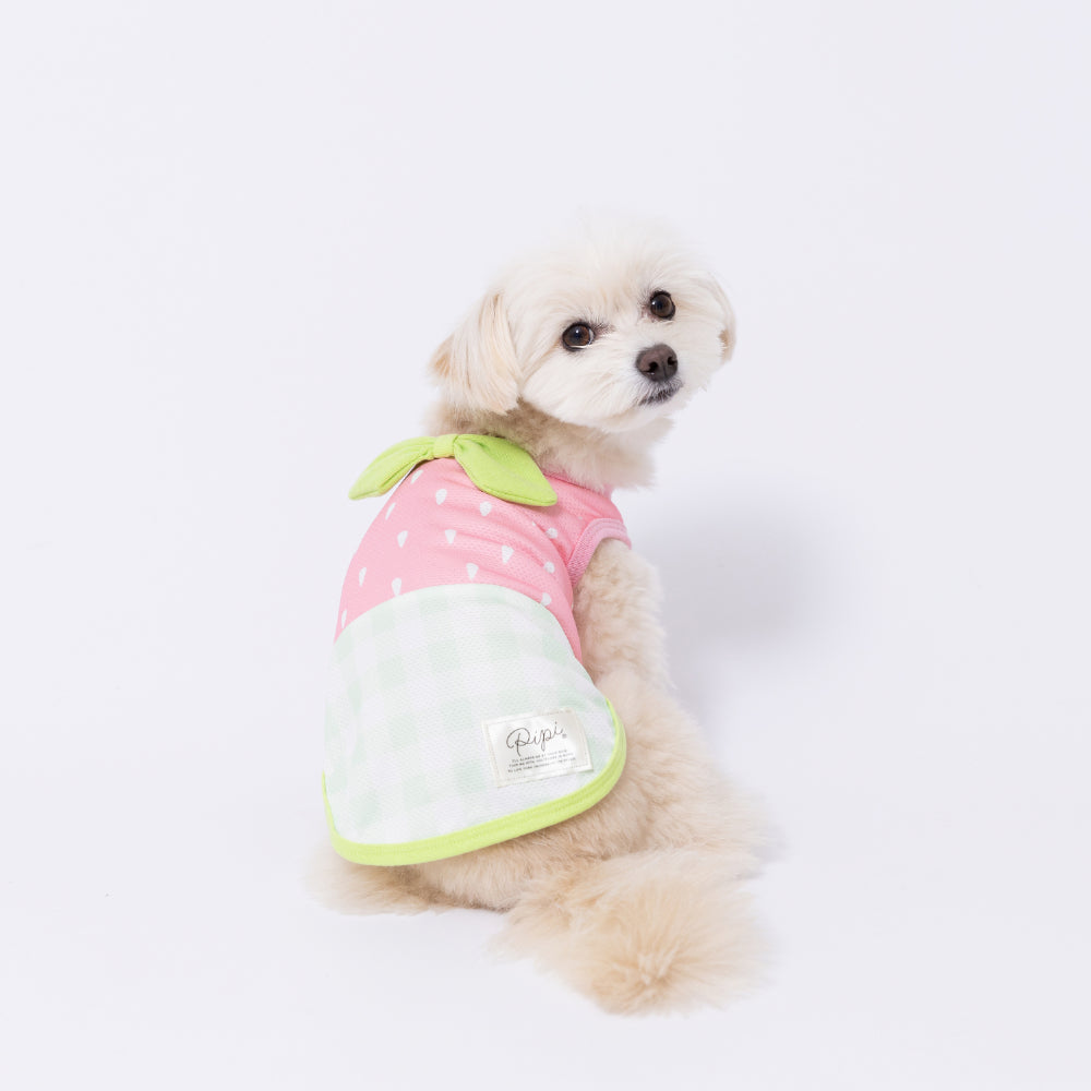 pipi フルーツ柄タンクトップ