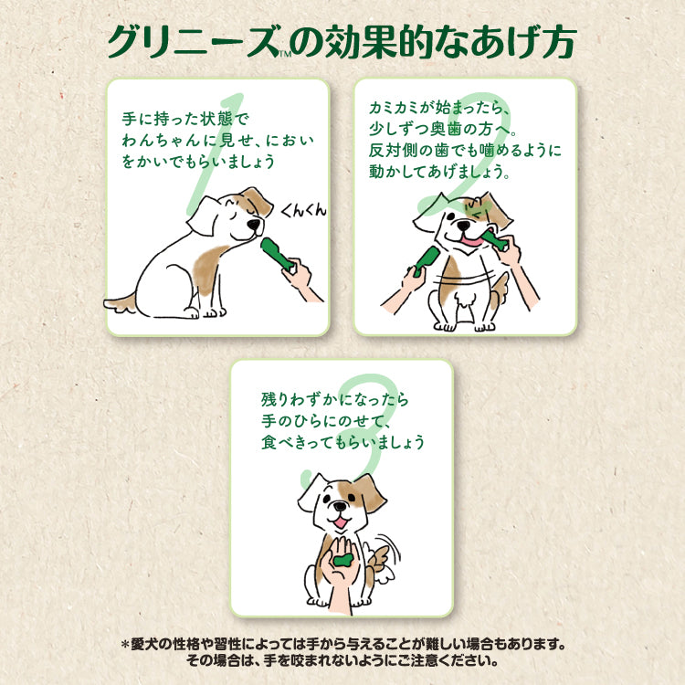 グリニーズプラス 子犬用 歯みがきトレーニングガム 18g