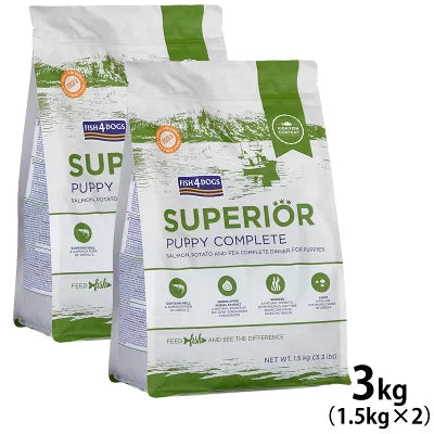 【小粒】FISH4DOGS スーペリア パピー 妊娠・授乳期 1.5kg / 3kg