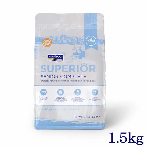 【小粒】【体重管理・避妊去勢】FISH4DOGS スーペリア ウェイトコントロール 1.5kg / 3kg / 6kg
