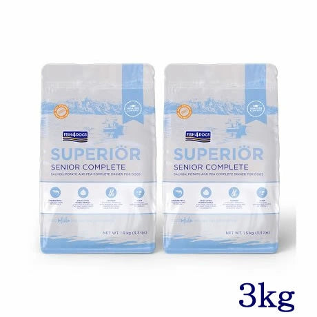 【小粒】【体重管理・避妊去勢】FISH4DOGS スーペリア ウェイトコントロール 1.5kg / 3kg / 6kg