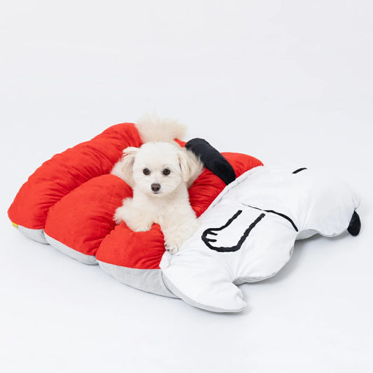 スヌーピー もぐりんベッド レッド