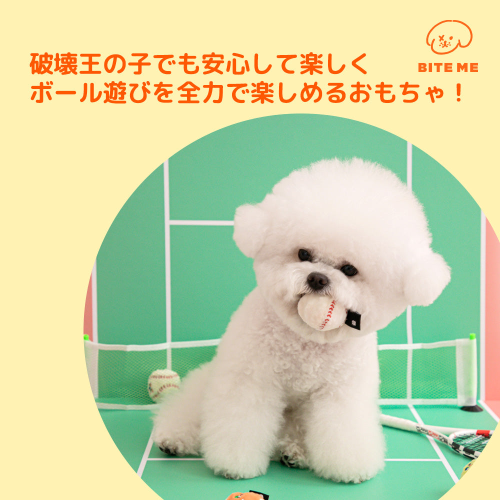BITE ME ミニスポーツボールおもちゃセット(3個入)