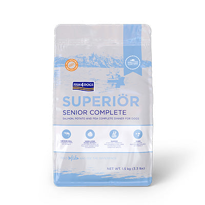 【小粒】【体重管理・避妊去勢・シニア】FISH4DOGS スーペリア ウェイトコントロール 400g/1.5kg / 3kg / 6kg