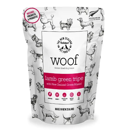 WOOF　ラムグリーントライプ with 緑イ貝　４０ｇ
