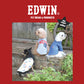 【COOL】【虫よけ】EDWIN　藍染風タンチョウTシャツ