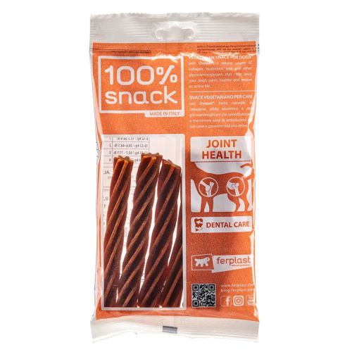 ferplast ベジタリアン デンタル スナック フジッリ オボペット 6本 (関節ケア)