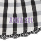 ANNA SUI　ギンガムチェックドッキングワンピース