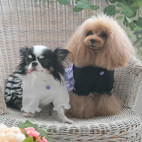 ANNA SUI　ギンガムチェックドッキングワンピース