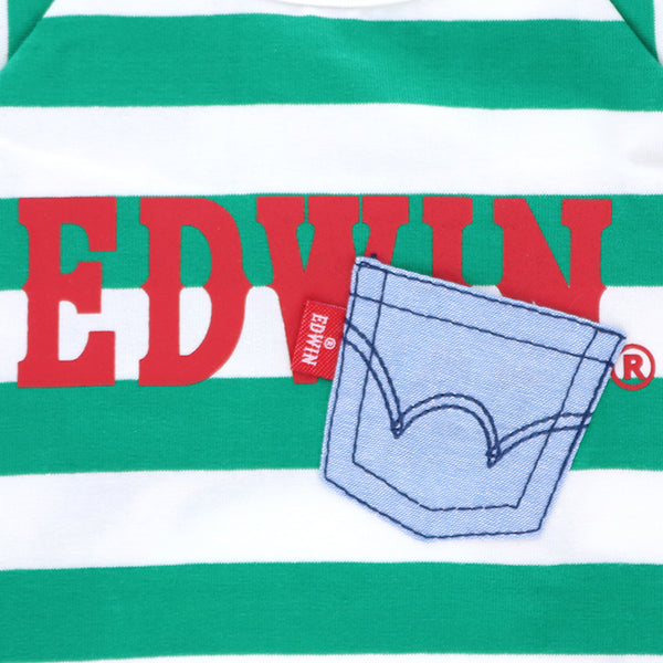 【COOL】【虫よけ】EDWIN　デニムポケットボーダーTシャツ　全４色