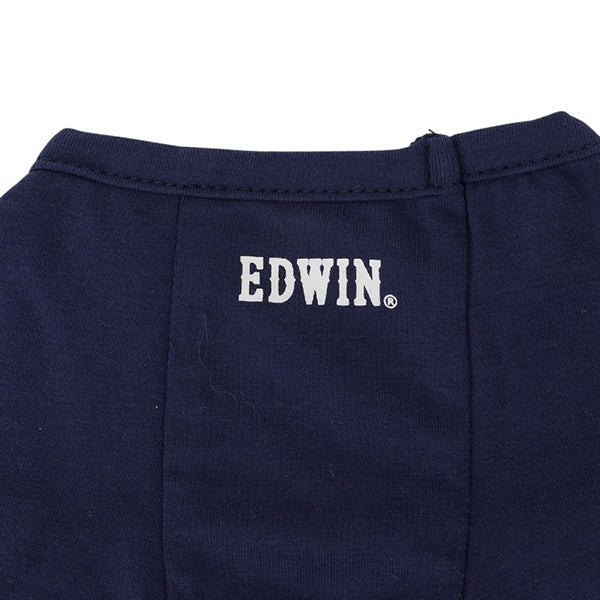 【COOL】【虫よけ】EDWIN　藍染風タンチョウTシャツ
