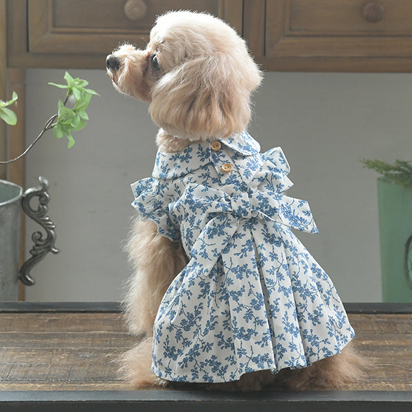 LAURA ASHLEY　リボンワンピース