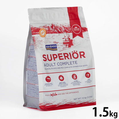 【小粒】【成犬】FISH4DOGS　スーペリア　アダルト　1.5kg / 3kg / 6kg